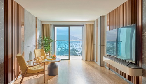 Suite presidencial, balcón, vistas al mar