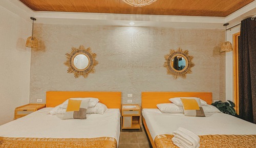 Habitación de lujo con 1 cama doble o 2 individuales