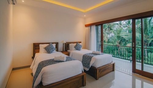 Habitación doble superior, vistas al jardín