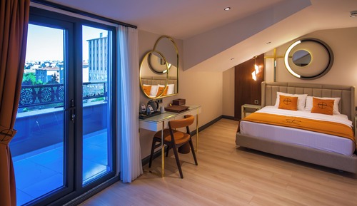 Habitación estándar, 1 cama doble, balcón