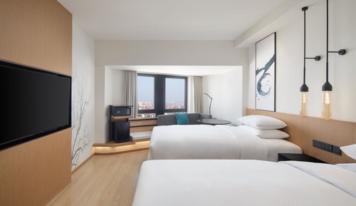 Habitación estándar, 2 camas individuales, vistas a la ciudad