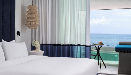 Habitación Premium, 1 cama de matrimonio grande con sofá cama, vistas al mar (Private Plunge Pool)