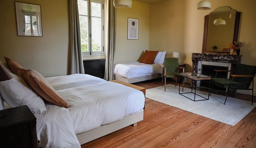 Suite superior, vistas al parque
