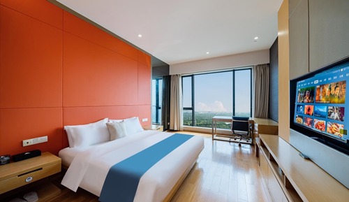 Habitación Elite doble, 1 cama de matrimonio grande, baño privado