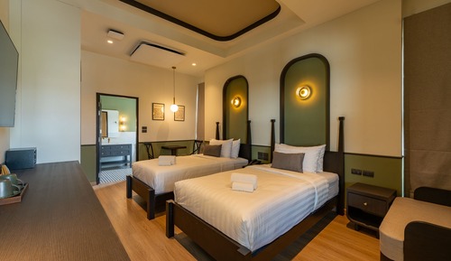 Habitación estándar, varias camas, no fumadores, vistas a la ciudad