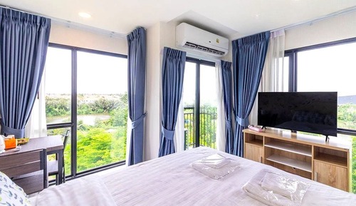 Habitación Deluxe, 1 cama de matrimonio, no fumadores, vistas al jardín