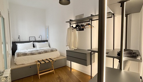 Suite Confort, 1 cama de matrimonio con sofá cama, no fumadores, vistas al patio
