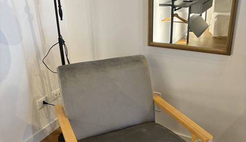 Suite panorámica, 1 cama de matrimonio grande con sofá cama, no fumadores, vistas a la ciudad