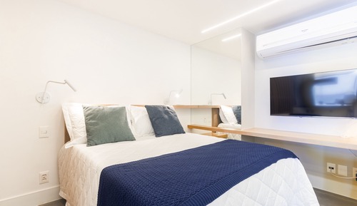 Apartamento Business, balcón, vistas al mar