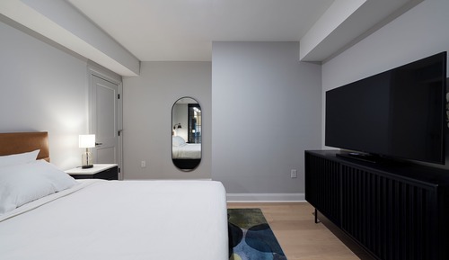 Suite Deluxe, 1 cama de matrimonio con sofá cama, accesible en silla de ruedas