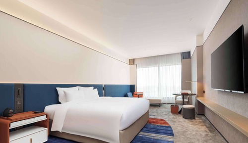 Habitación estándar, 1 cama de matrimonio grande, vistas a la ciudad
