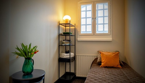 Habitación individual básica, vistas al patio