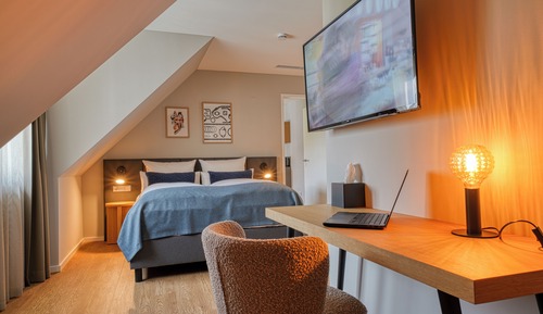 Habitación estándar doble, accesible en silla de ruedas