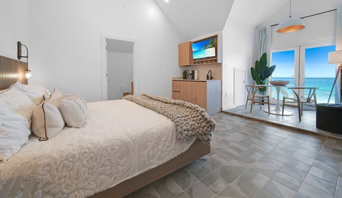 Habitación Deluxe, 1 cama de matrimonio, vistas al mar