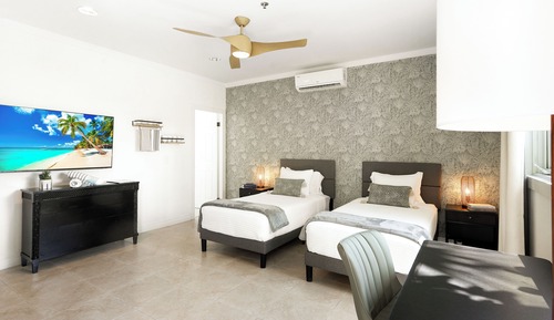 Habitación, 2 camas individuales, en esquina