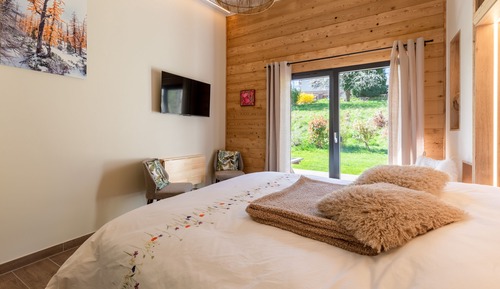 Habitación doble superior, baño privado, vistas a la montaña (Mélèze)