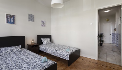 Habitación con 2 camas individuales