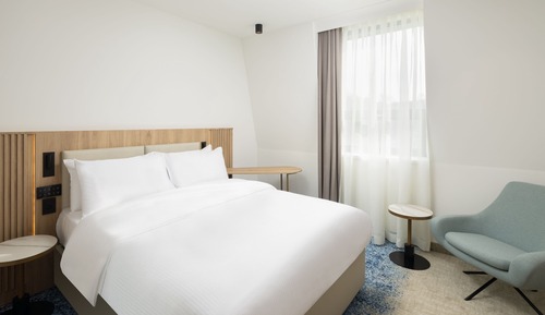 Habitación estándar, 1 cama de matrimonio, no fumadores, vistas a la ciudad