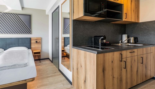 Habitación Premium doble, no fumadores, cocina básica