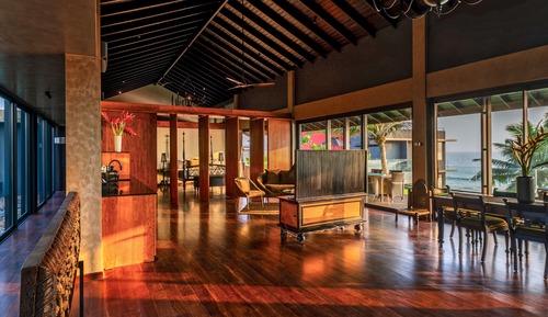 Ático presidencial, patio, vistas al mar