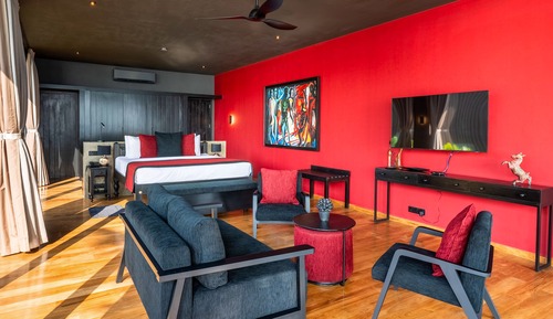 Suite, balcón, vistas al mar