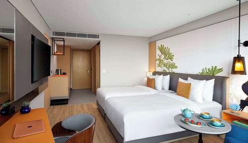 Habitación básica, 2 camas individuales