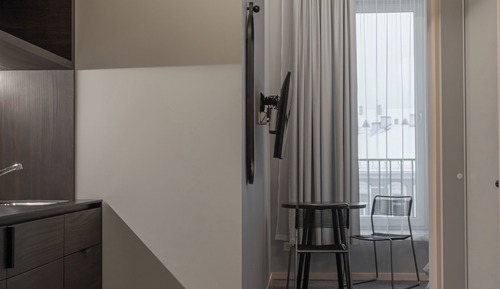 Habitación City con 2 camas individuales, vistas a la ciudad