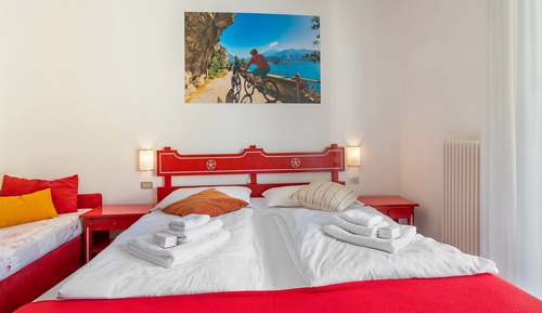 Habitación familiar, 1 habitación (Bike & Wind Hotel Villa Maria 14)