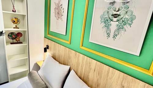 Apartamento Confort, 1 cama de matrimonio con sofá cama, vistas a la ciudad