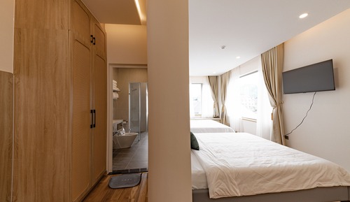 Habitación familiar, 2 camas de matrimonio
