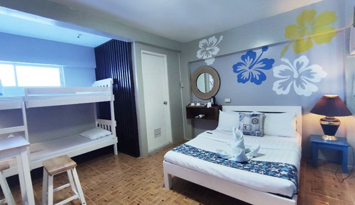 Habitación estándar, varias camas, planta baja