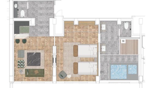 Habitación superior, no fumadores (Euphoria Suite)