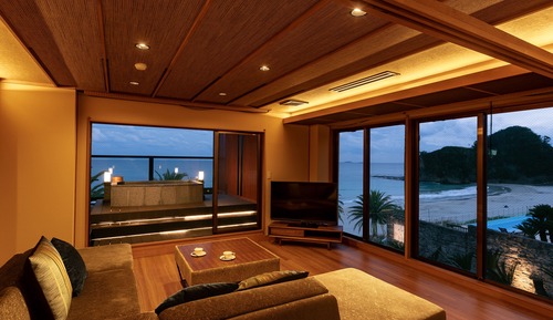 Habitación presidencial con 2 camas individuales, vistas al mar