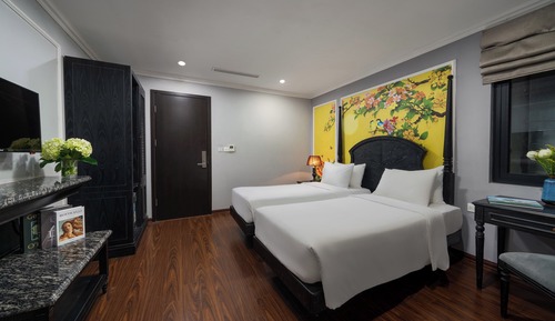 Habitación superior con 1 cama doble o 2 individuales