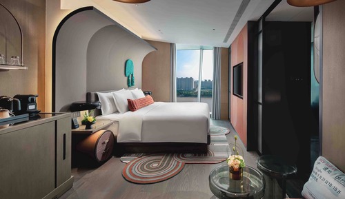 Habitación estándar, 1 cama de matrimonio grande, vistas al río