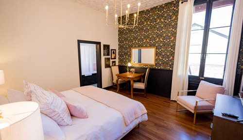Habitación individual Deluxe, 1 cama de matrimonio grande, vistas a la ciudad