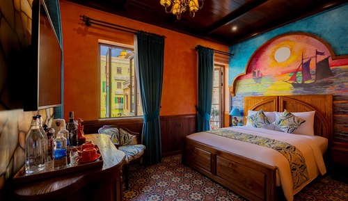 Habitación doble, 1 cama de matrimonio grande, balcón, vistas a la ciudad (Lumen Amoris)