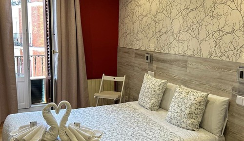 Habitación doble, baño privado