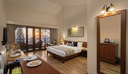 Habitación superior, 1 cama doble, balcón, vistas al valle