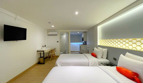 Habitación Deluxe, 2 camas individuales, sin ventanas