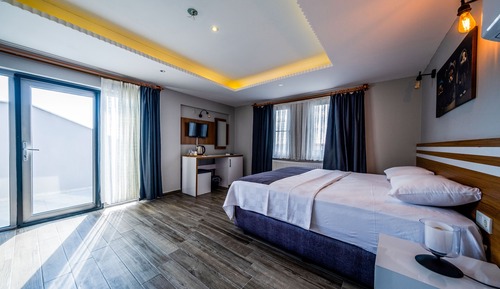 Habitación familiar, vistas al mar