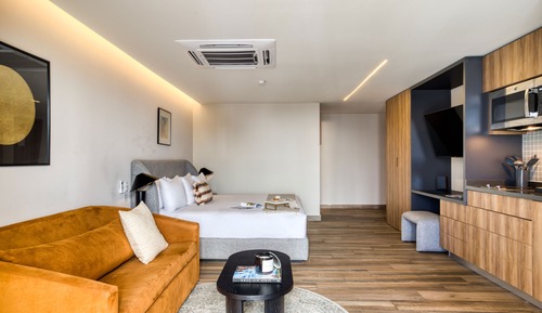 Suite estudio exclusiva, balcón