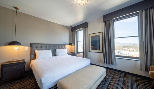 Habitación estándar, 1 cama de matrimonio grande, no fumadores, vistas a la montaña