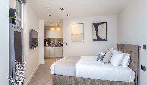 Estudio superior, 1 cama doble