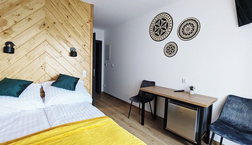 Habitación estándar, 1 cama doble, cocina básica, junto a la montaña (3)