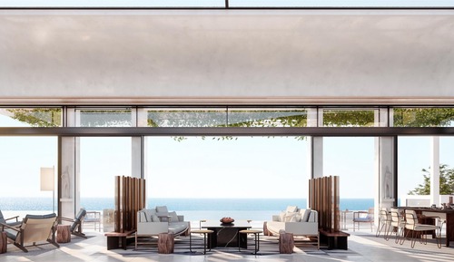 Villa Grand, 4 habitaciones, frente al mar
