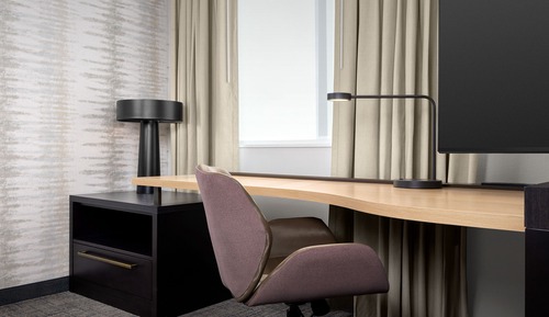 Estudio, 1 cama de matrimonio grande con sofá cama