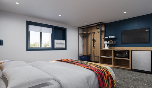 Habitación estándar, 1 cama de matrimonio grande, vistas a la ciudad (King Room)