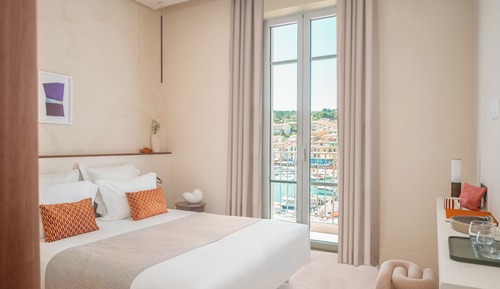 Habitación Deluxe doble, balcón, vistas al puerto
