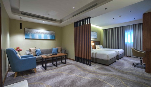 Suite Deluxe, 2 camas individuales, baño privado